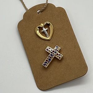 Christian Cross Lapel Pins